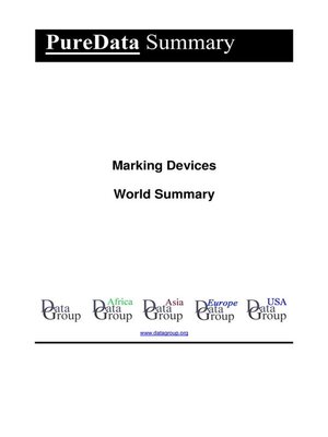 cover image of Marking Devices World Summary